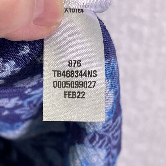 Treasure & Bond Navy Floral Mix Open Front Cardigan One Size NWT - Picture 5 of 6